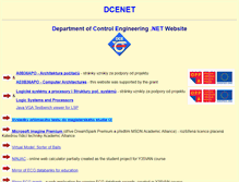 Tablet Screenshot of dcenet.felk.cvut.cz