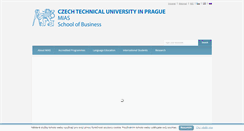 Desktop Screenshot of muvs.cvut.cz