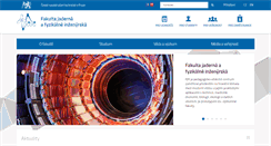 Desktop Screenshot of fjfi.cvut.cz