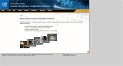 Desktop Screenshot of kzei.fsv.cvut.cz