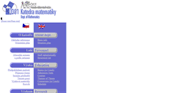 Desktop Screenshot of math.feld.cvut.cz