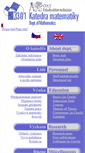 Mobile Screenshot of math.feld.cvut.cz