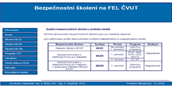Desktop Screenshot of bezpecnost.feld.cvut.cz