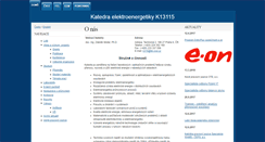 Desktop Screenshot of k315.feld.cvut.cz