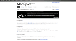 Desktop Screenshot of macgyver.sh.cvut.cz