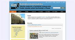 Desktop Screenshot of km.fjfi.cvut.cz