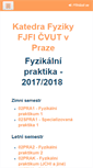 Mobile Screenshot of praktikum.fjfi.cvut.cz