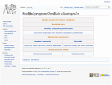 Tablet Screenshot of geo.fsv.cvut.cz
