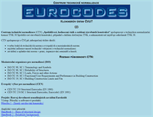 Tablet Screenshot of ctn-eurocodes.cvut.cz