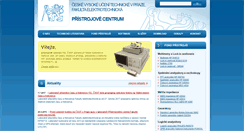 Desktop Screenshot of centrum.feld.cvut.cz