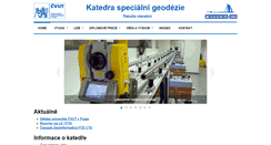 Desktop Screenshot of k154.fsv.cvut.cz