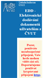 Mobile Screenshot of edd.cvut.cz