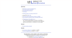 Desktop Screenshot of bimbo.fjfi.cvut.cz