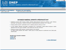 Tablet Screenshot of dnep.cvut.cz