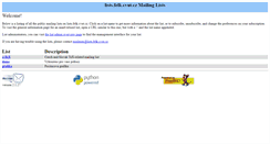 Desktop Screenshot of lists.felk.cvut.cz