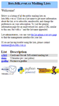 Mobile Screenshot of lists.felk.cvut.cz